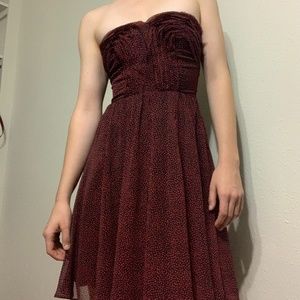 MM Couture Strapless Dress